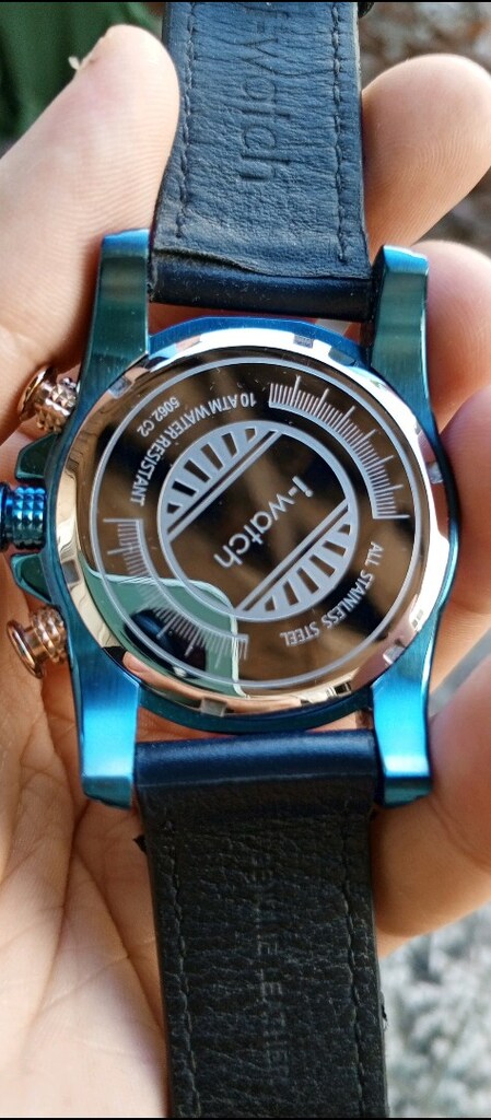 İ-Watch Original Erkek Saat Kronometreli Çelik Kasa Güçlü Fosfor - 7