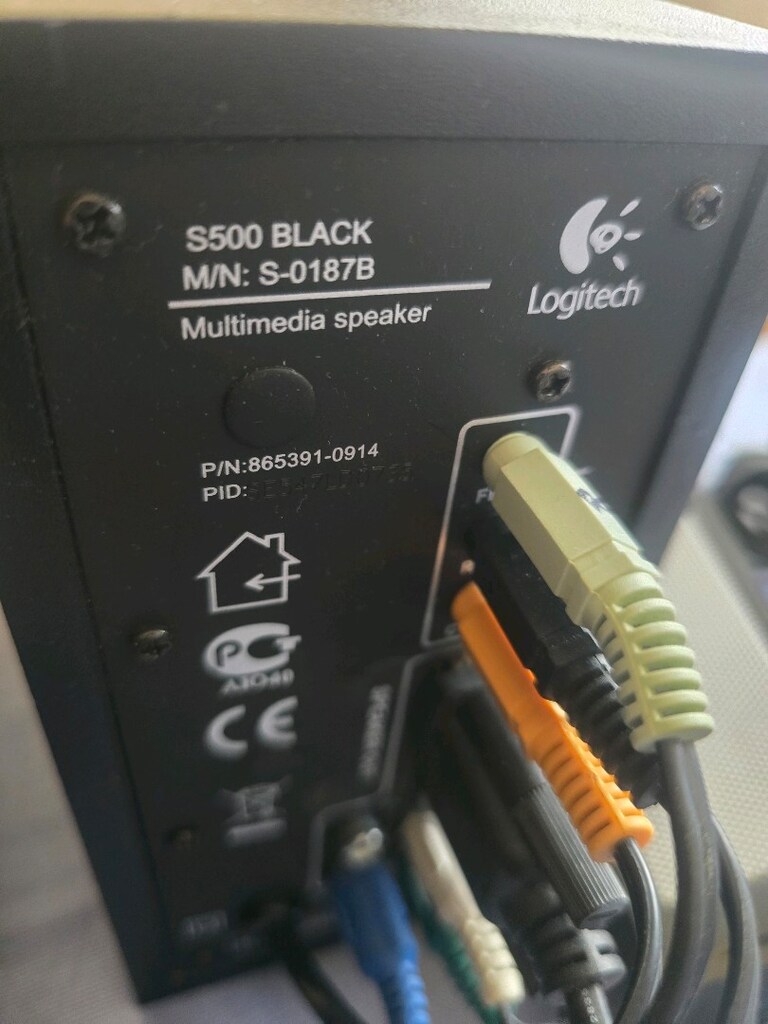 LOGİTECH s500 5+1 ses sistemi - 5