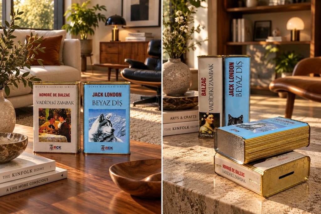 Dekoratif Kitap Kumbara / Gizli Saklama - 2