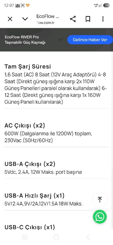 Ekstralı Ecoflow güç istasyonu - 8