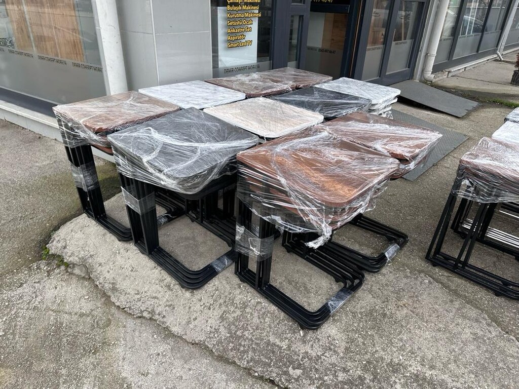 Full MDF dörtlü zigon sehpa takımı - 3