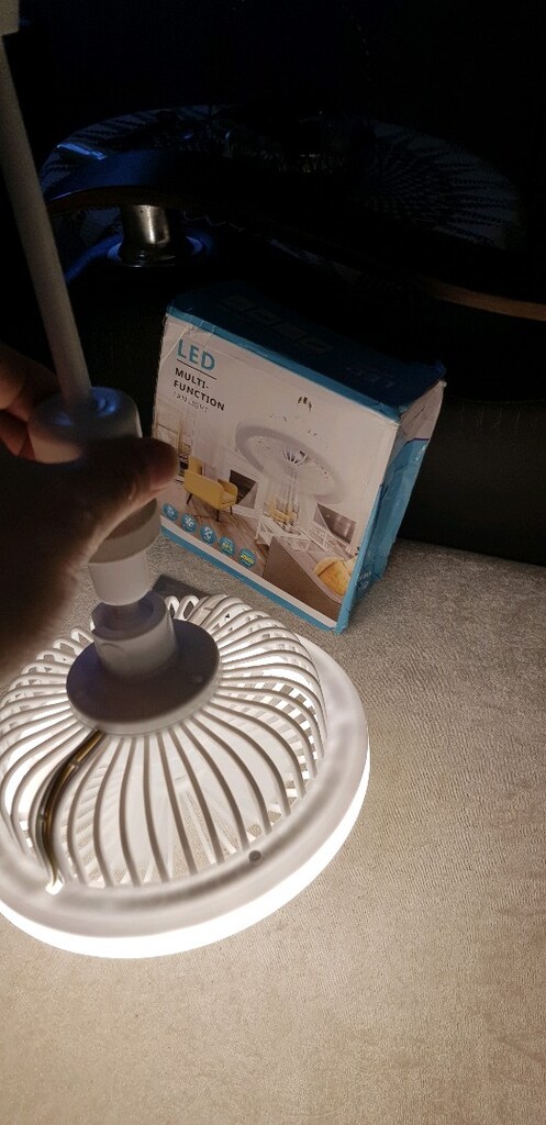 Çok fonksiyonlu tavan vantilatör led ışık hem renk seçeneği sıfır kuma - 14