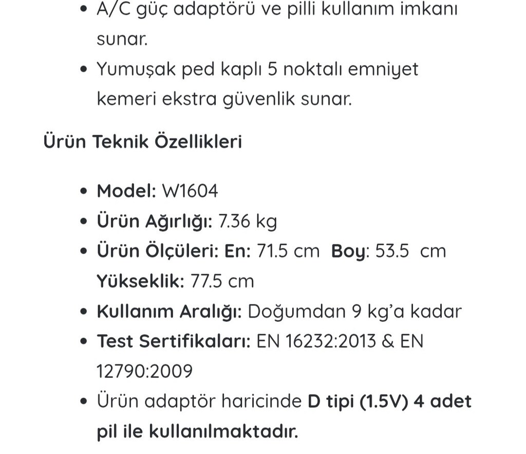 Joie Sansa Ev Tipi Ana Kucağı Otomatik Salıncak - 21