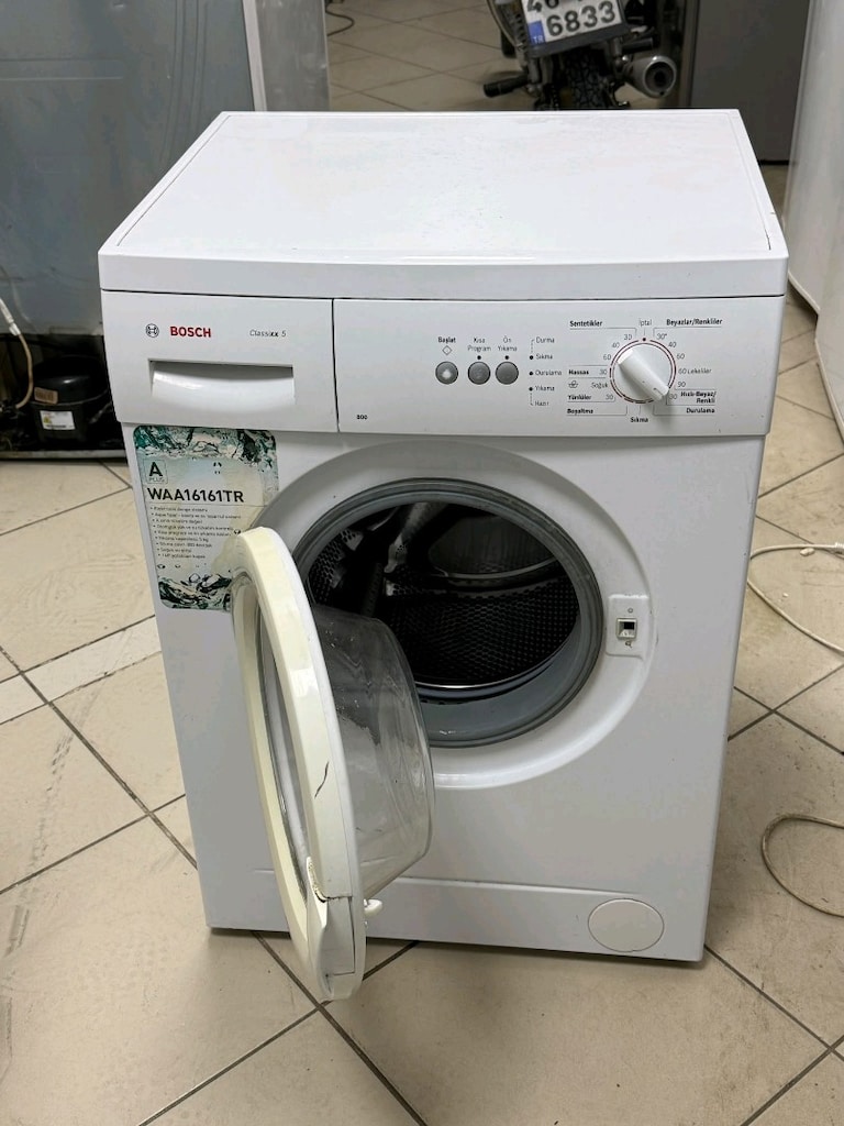 Tertemiz ve sağlam 5 kg Bosch marka çamaşır makinası 800 devir A+++ se - 2