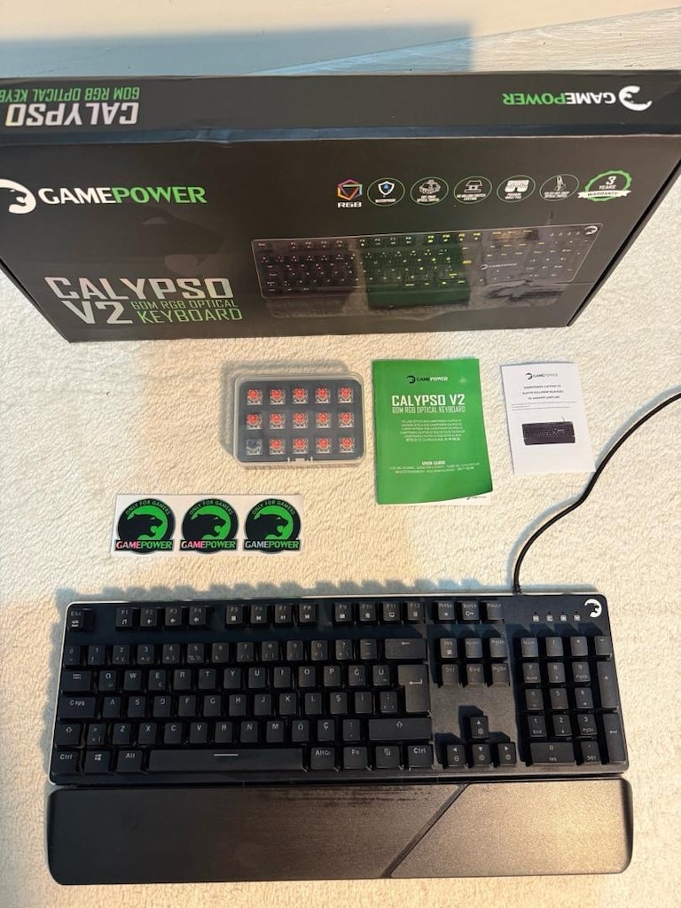 Gamepower Calypso V2 RGB Red Switch - 3