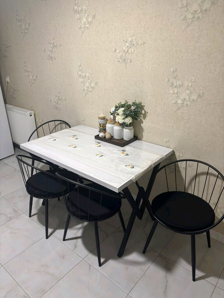 4 adet tel sandalye - 3