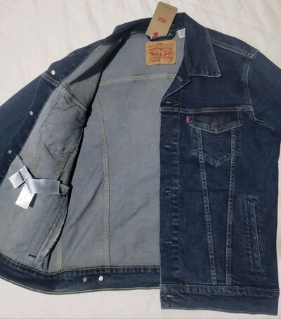 Original levis kot ceket/mont, unisex, en çok aranan M beden