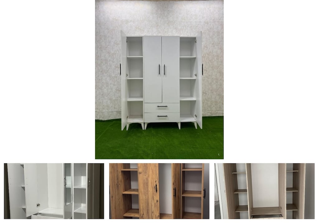 4 kapaklı elbise dolabı lauhnfxrom - 4
