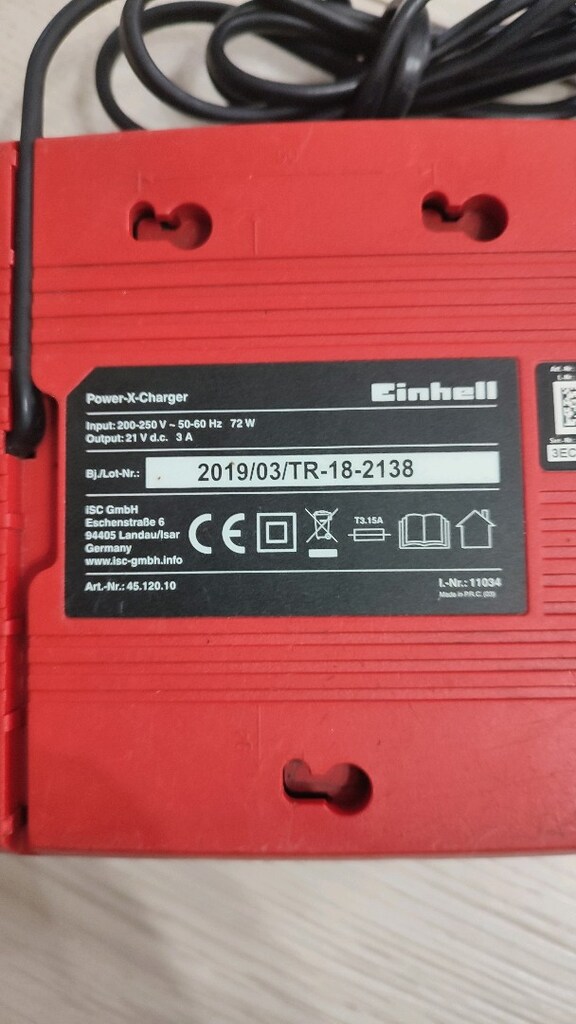 Einhell Batarya(18v - 1.5 Ah) + Sarj makinesi - 8