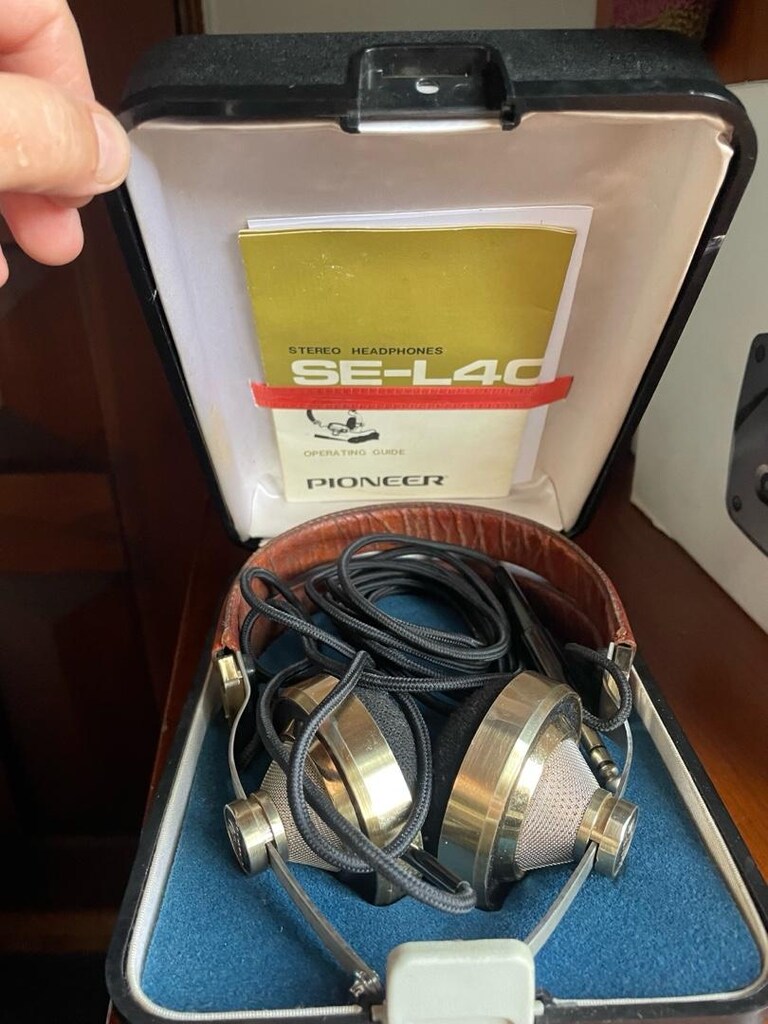 Pioneer kulaklık. 1970 lerden. Vintage SE-L 40 - 3