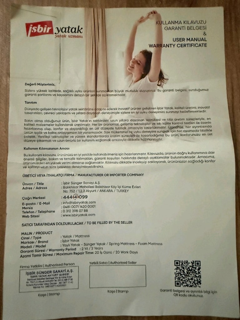 İşbir Yatak 100 Plus Visco 120x200 - 3