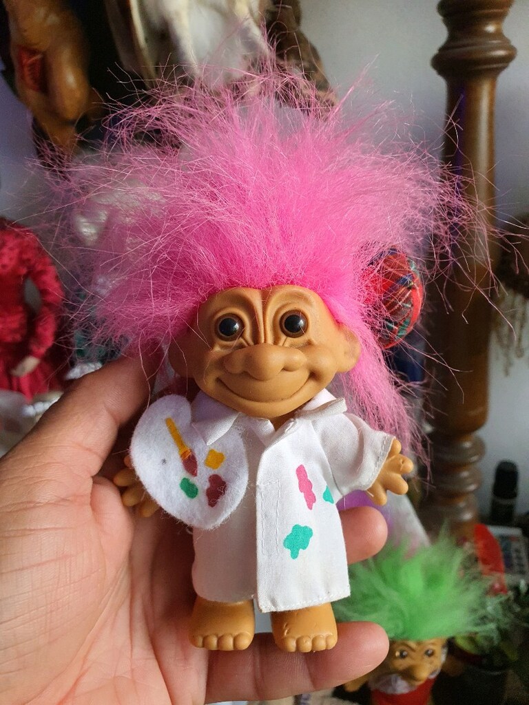 russ troll oyuncak bebek vintage - 6
