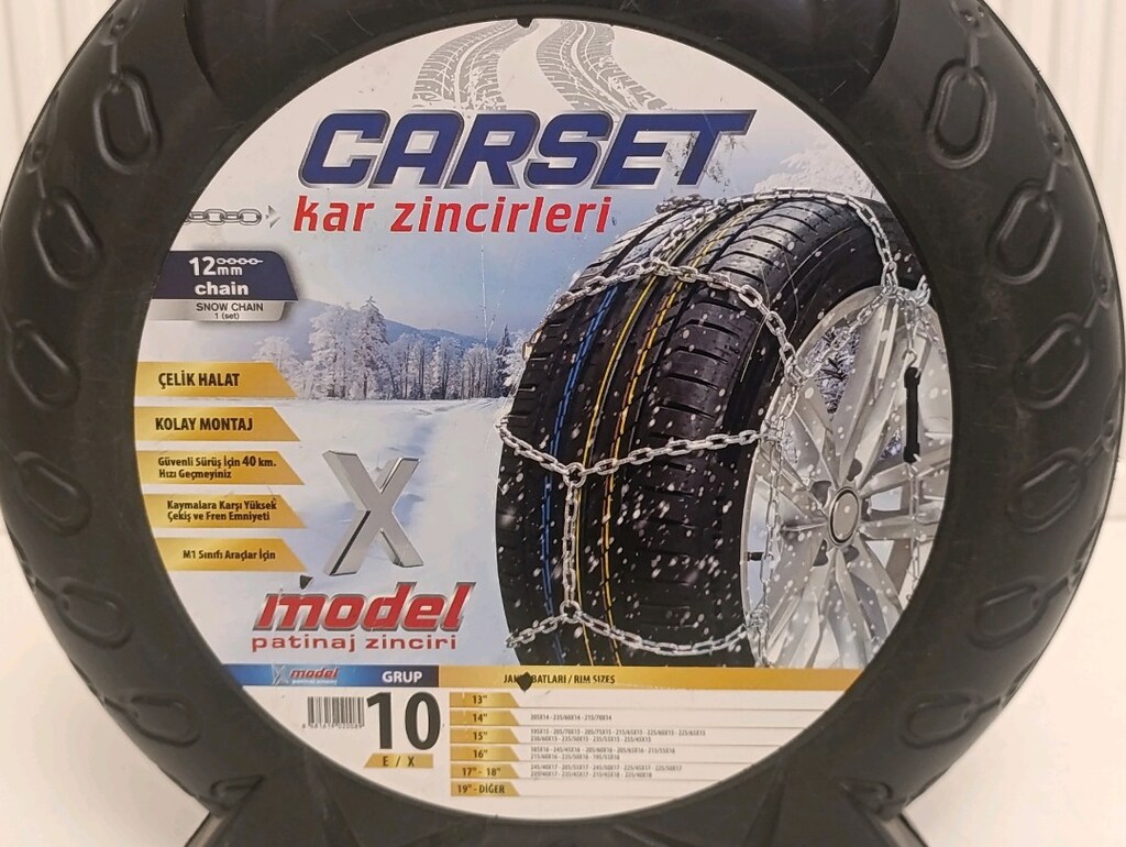 CAR SET 10 TAKMATİK KAR ZİNCİRİ SIFIR - 2