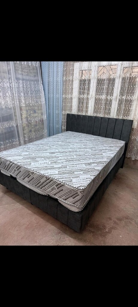 160/200 cm'lik baza Başlık petli yatak takım sandıklı baza - 2