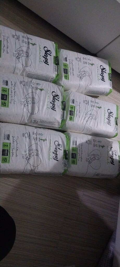 sleepy 2 numara bebek bezi 6 paket - 3