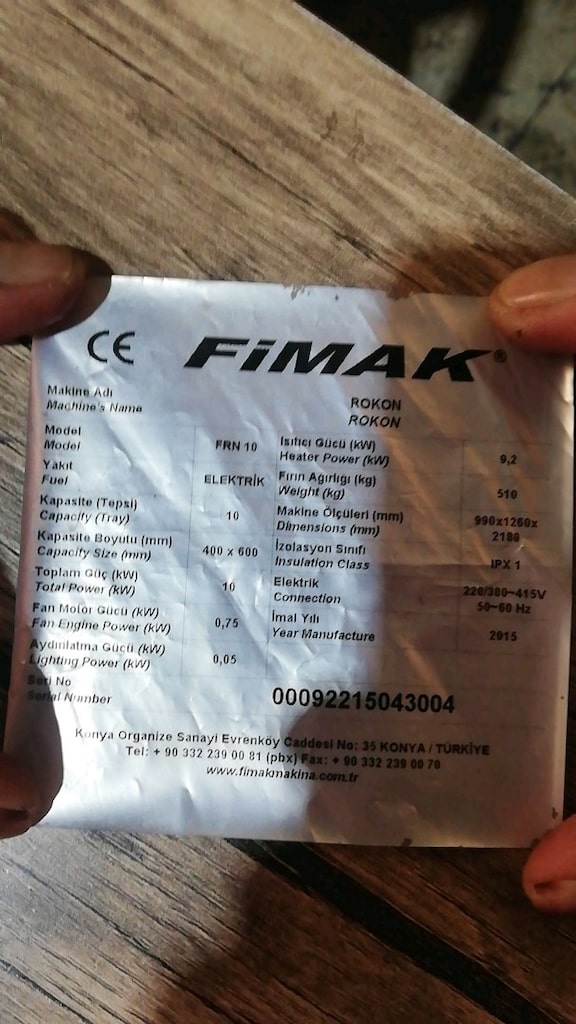 Fimak rokon 2015 model 10 lu pastamatik dönerli - 6