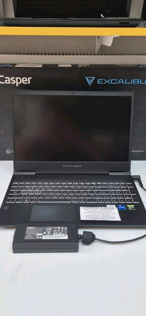 CASPER EXCALİBUR LAPTOP İ5 12.NESİL 16 RAM GTX 1650 EKRAN KARTI - 2