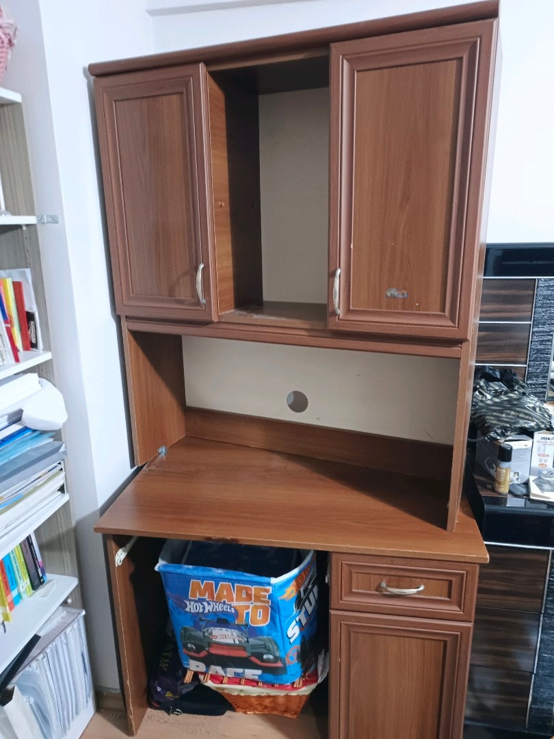 Kitaplıklı Çalışma Masası - 3