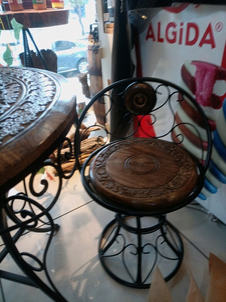 bahçe balkon masa sehpa sandalye takım retro klasik vintage - 4