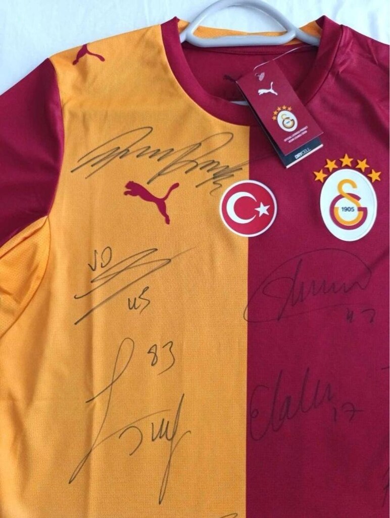 galatasaray imzalı son güncel kadro imzalı forma - 2