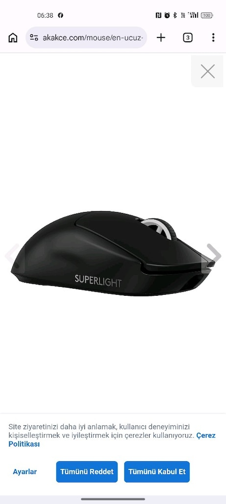 acil satılık 0 logitech süperlight 2