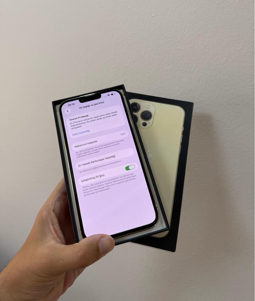 IPHONE 13 PRO MAX 128 GB TR KUTU FATURALI PİL 87 FACE İD PASİF - 4