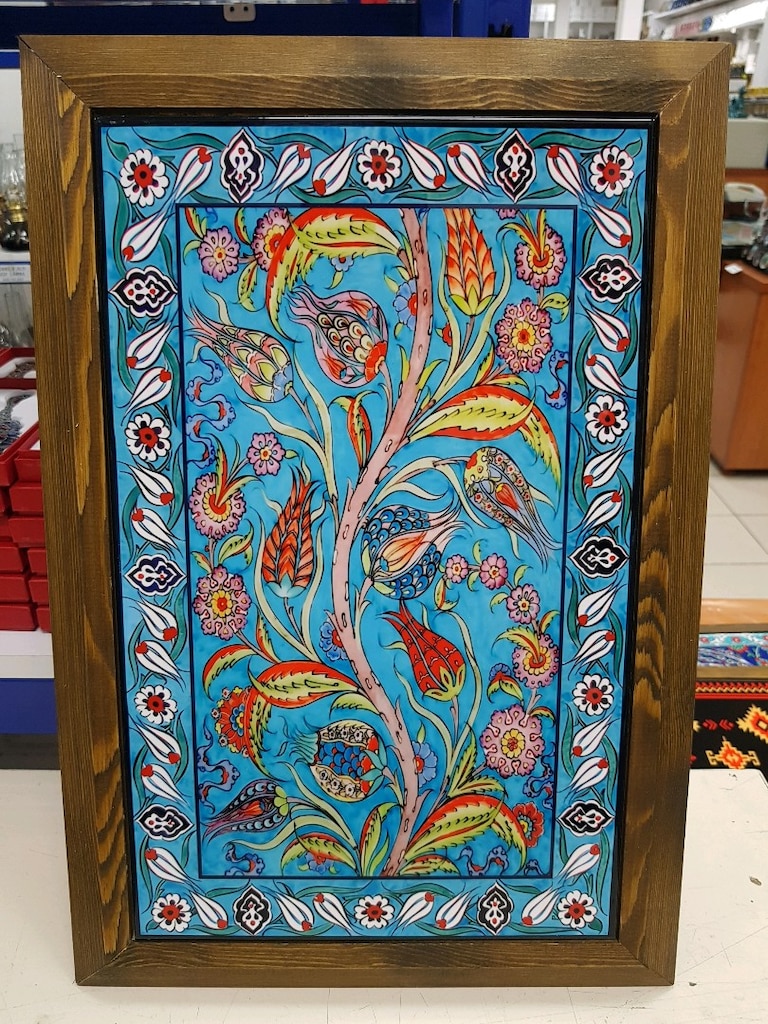 25x40 Seramik Ahsap Cerceveli Tablo - 3