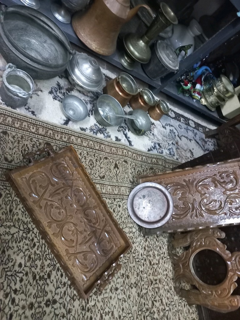 Antika Ahşap Tepsi - 8