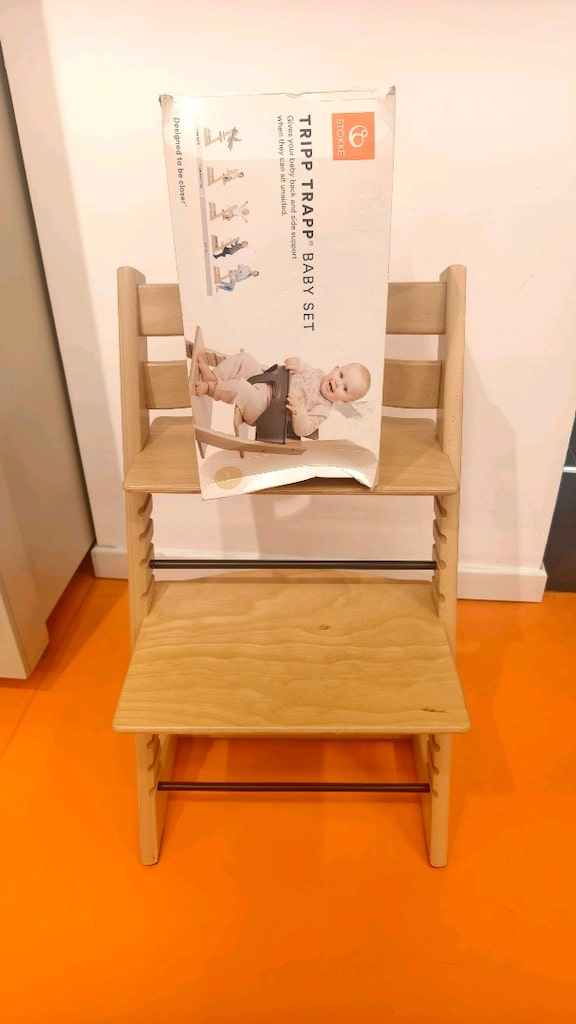 stokke tripp trapp ahşap mama sandalyesi - 14