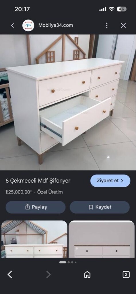 Beyaz Şifonyer - 3