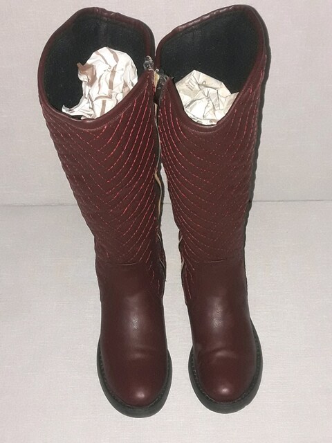 ÇİZME BORDO ( SIFIR) B : 38 / H :47cm