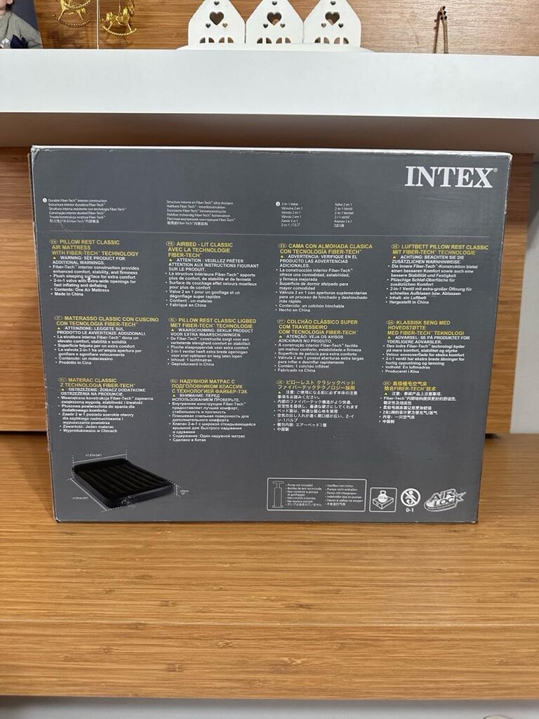 Intex Çift Kişilik Şişme Yatak Sıfırdır - 4