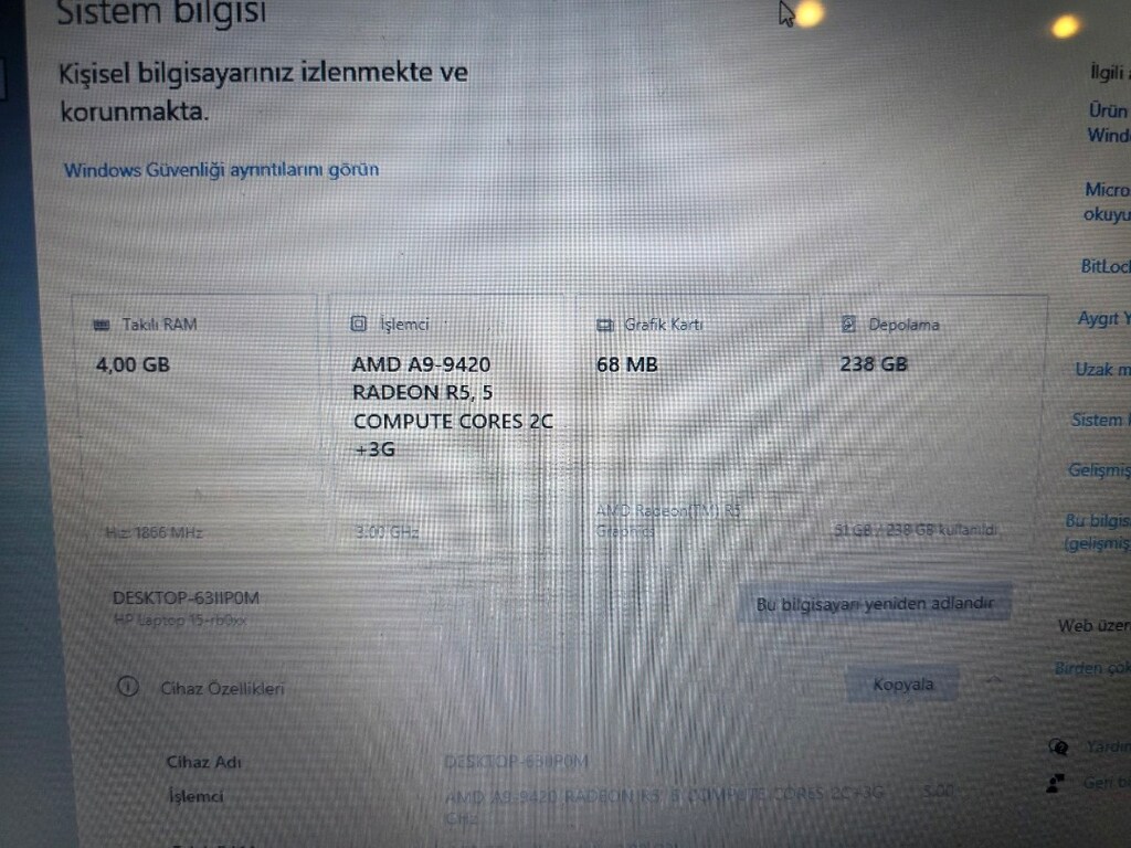 HP AMD A9 9.nesil - 3