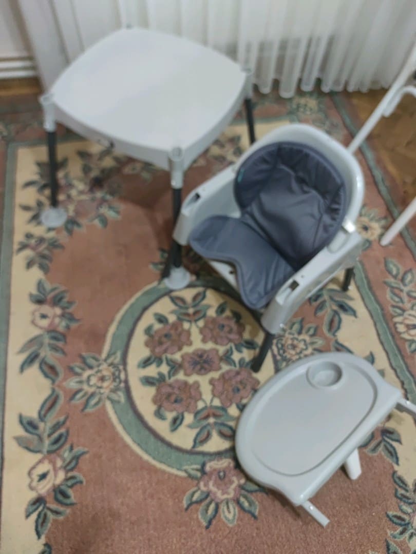 Kujju Platin 3 in 1 Mama Sandalyesi - Krem Gri - 2