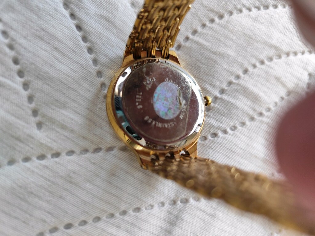 ALBOR MARKA ALTIN RENGİ SAAT - 4