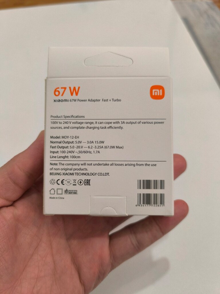 67 WATT HIZLI ŞARJ CİHAZI - 2
