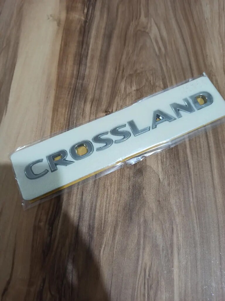Opel Crossland Arka Bagaj Crossland Yazısı Krom - 2