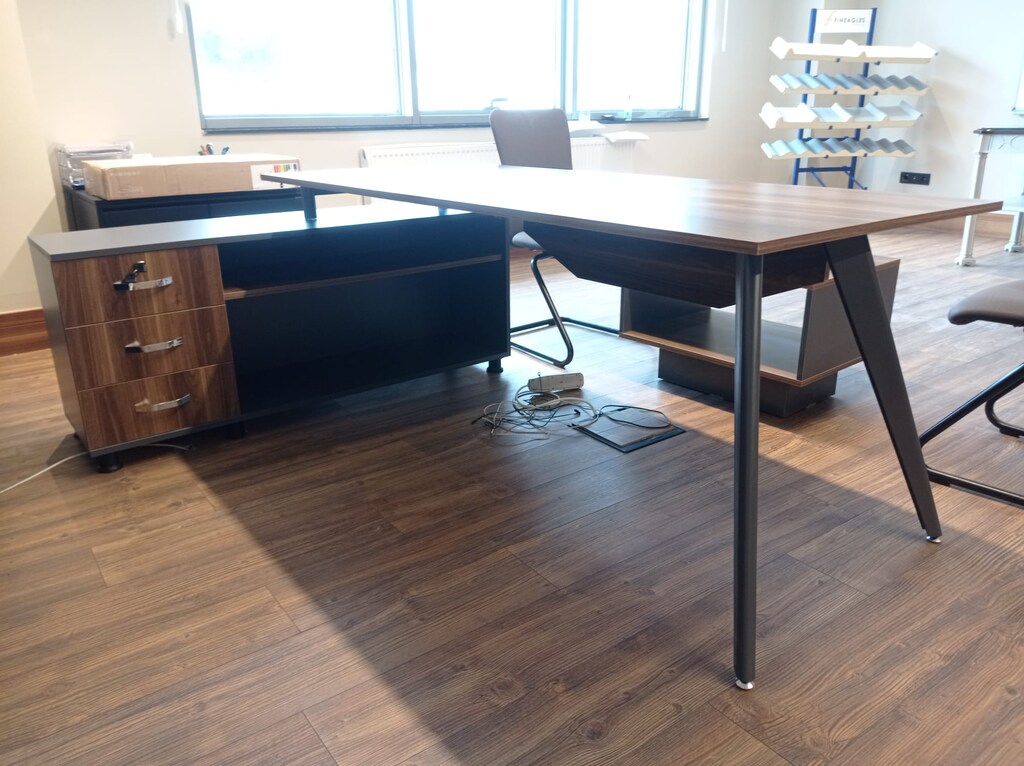 BÜRO MASASI - MEMUR MASASI - ETAJERLİ ÇALIŞMA MASASI / QUİK OFİS - 6