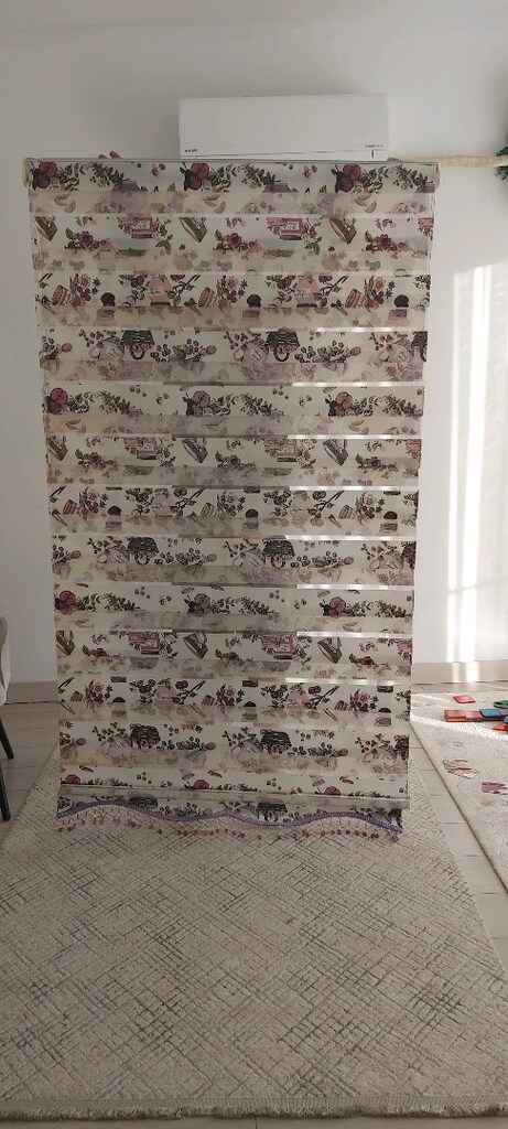 Desenli Zebra Stor Perde - 3