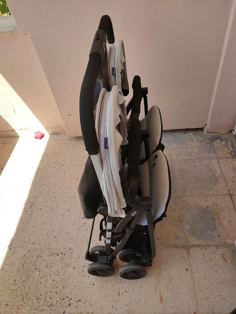 Tertemiz Kullanılmış Chicco Ohlala 2 Twin İkiz Bebek Arabası - 5