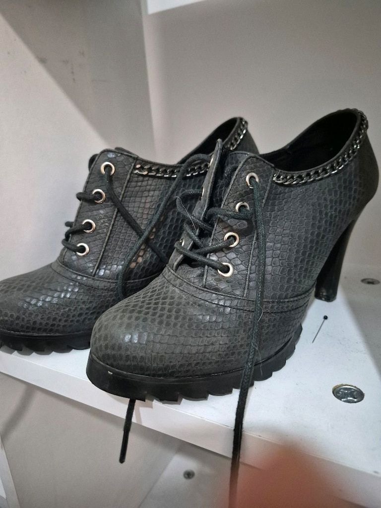 Derimod Ayakkabı Deri Zincirli Bootie(Buti) Topuklu - 2