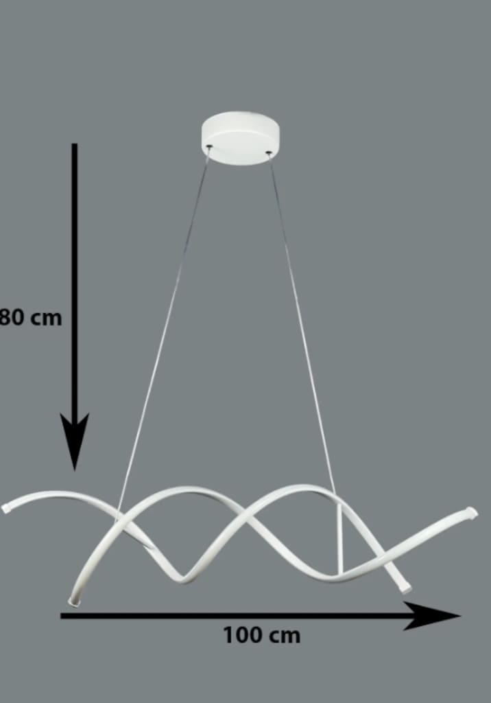 LED AVİZE,BEYAZ IŞIKLI LED AVİZE,2Lİ LED AVİZE,İKİLİ LED AVİZE,BEYAZ - 2