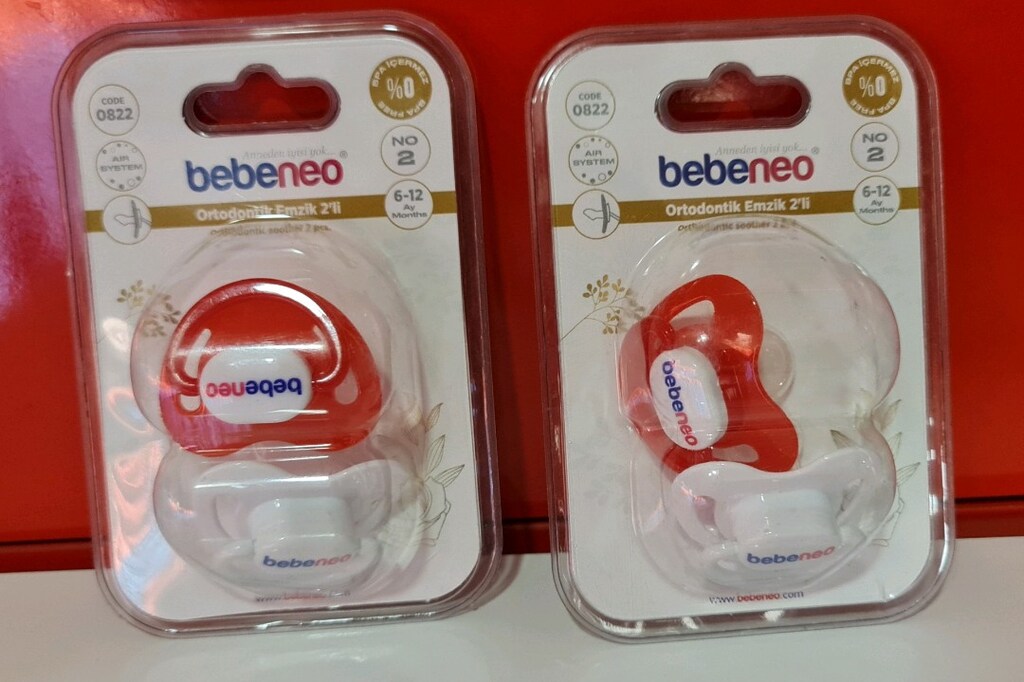 Bebeneo 6-12 ay ikili Kapaklı Damaklı Ortodontik Emzik. No:2