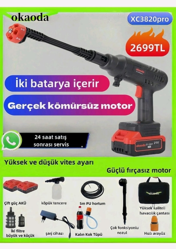 basınçlı yikama tabancası seti - 9