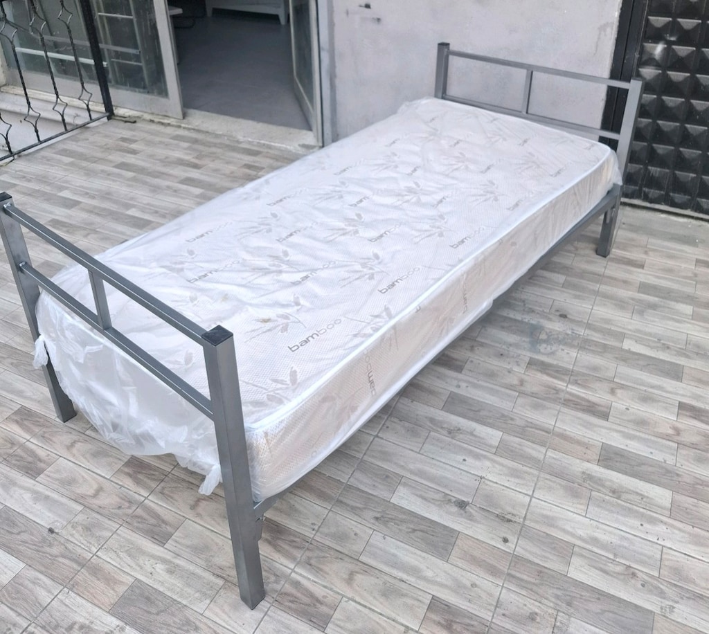 1.5 METAL KARYOLA YATAKLI AYNI GÜN ÜCRETSİZ TESLİMAT - 2