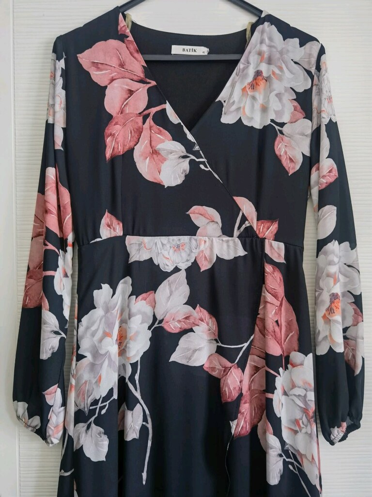 Batik şifon elbise - 5