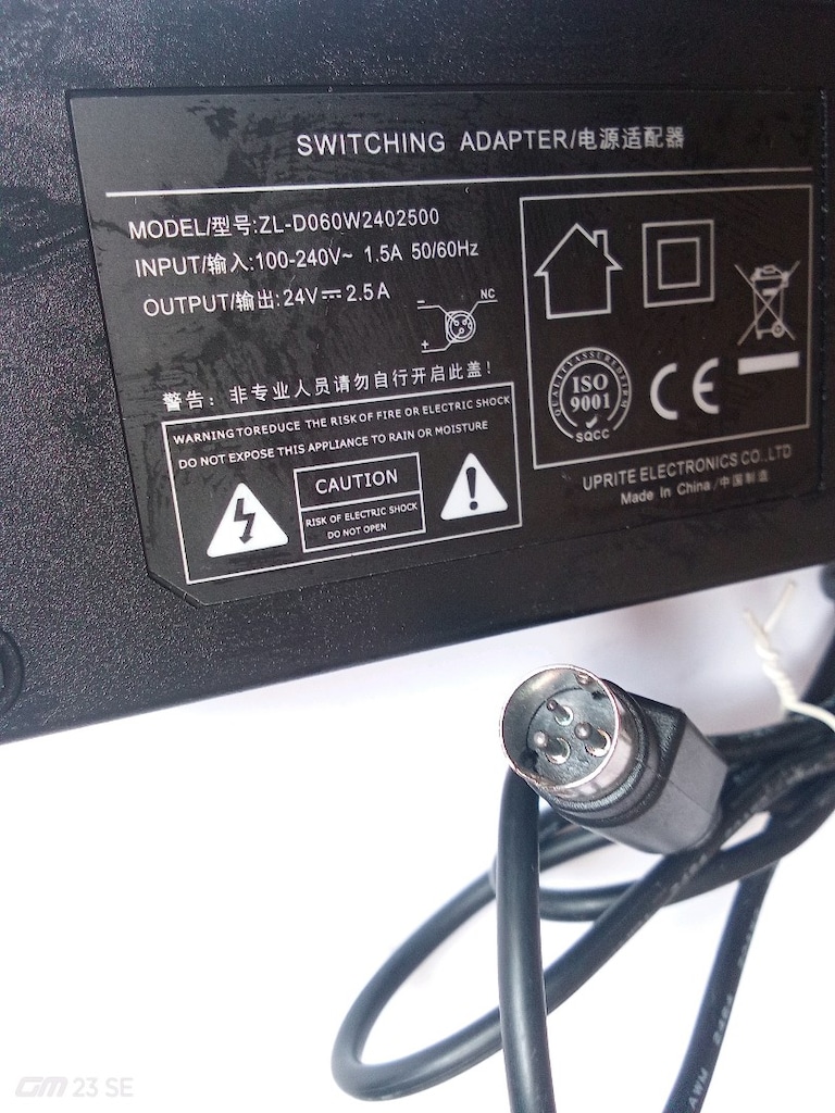 24 Volt 2.5 Amper Termal Yazıcı adaptör / Pospc Adaptörü / 3 pinli - 2