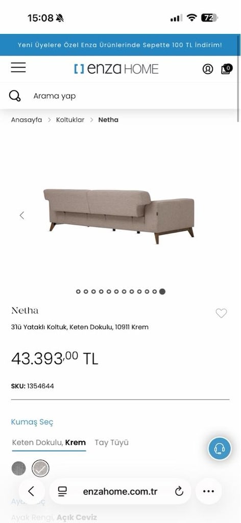 Enza home kanepe - 2