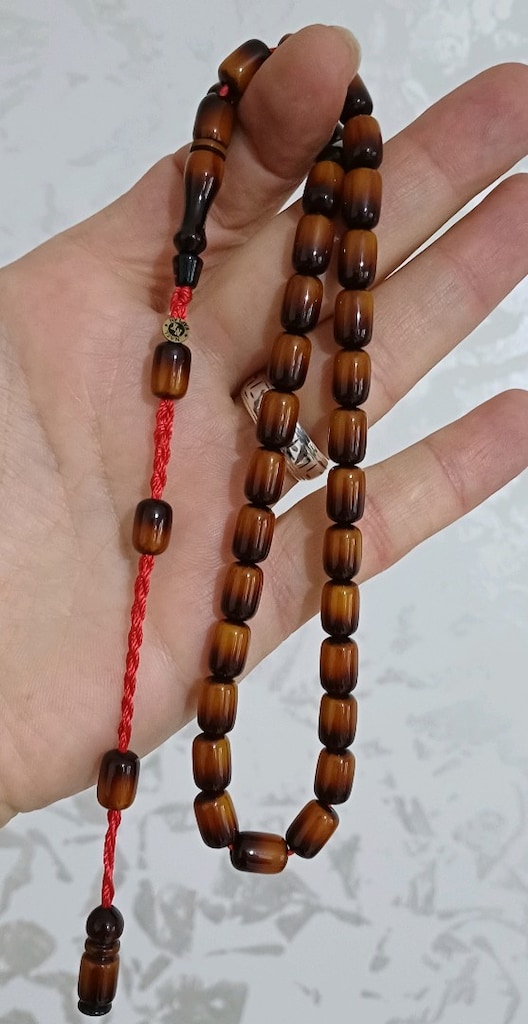 Nael Kaplan Sıkma Kehribar Tesbih - 3