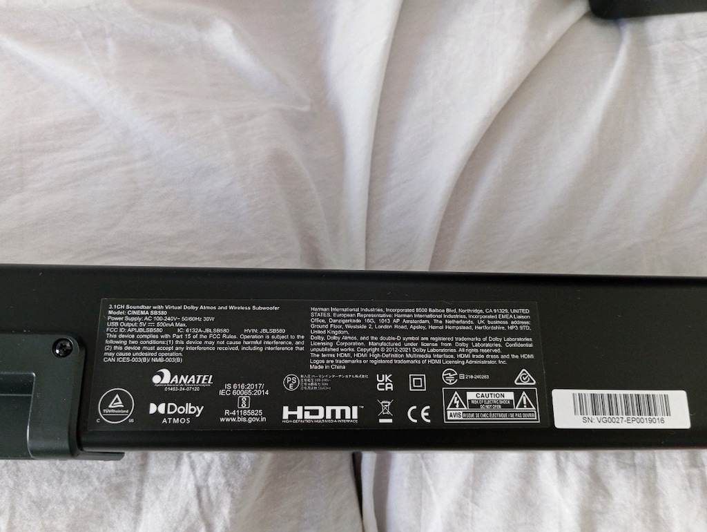 JBL SB 580 saundbar - 10